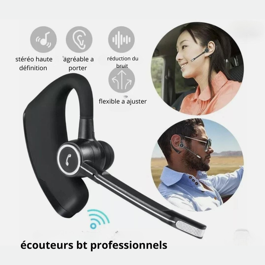 Oreillette Bluetooth intelligente avec appels clairs et son haute définition - سماعة بلوتوث ذكية بمكالمات واضحة وصوت عالي الدقة