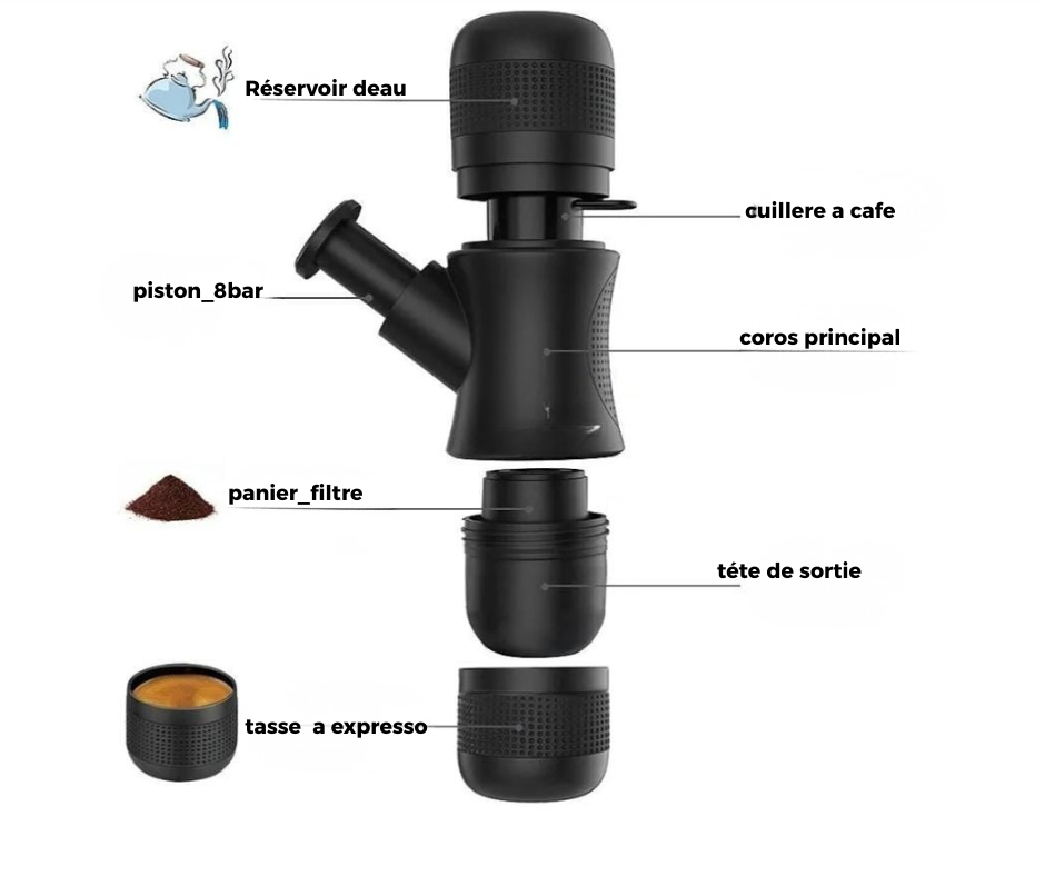 Machine Espresso Portable -ماكينة الإسبريسو المحمولة