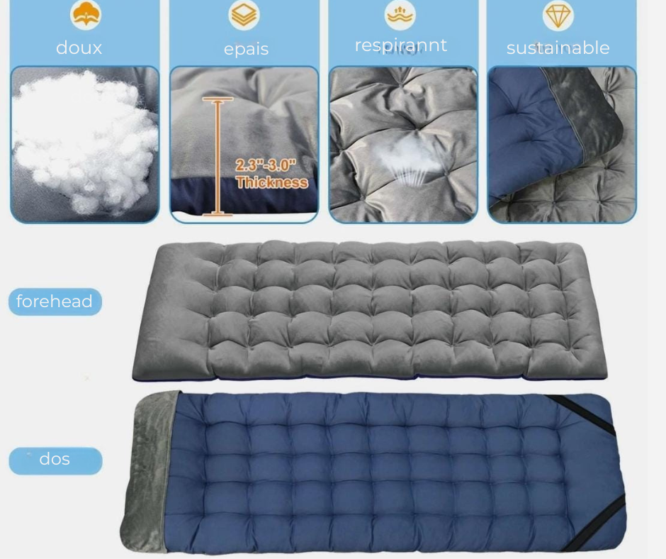 Lit pliable avec matelas confortable - سرير قابل للطي