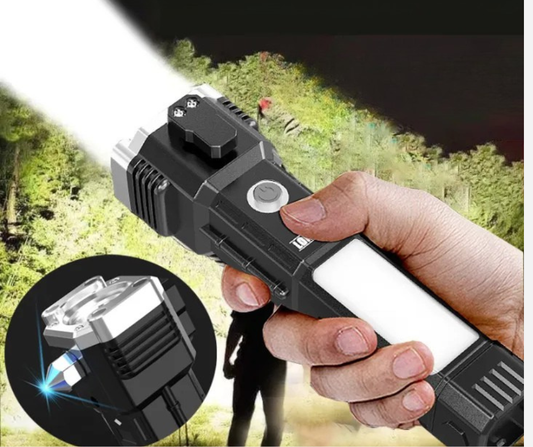 Lampe LED rechargeable puissante - مصباح قابل للشحن متعدد الاستخدام