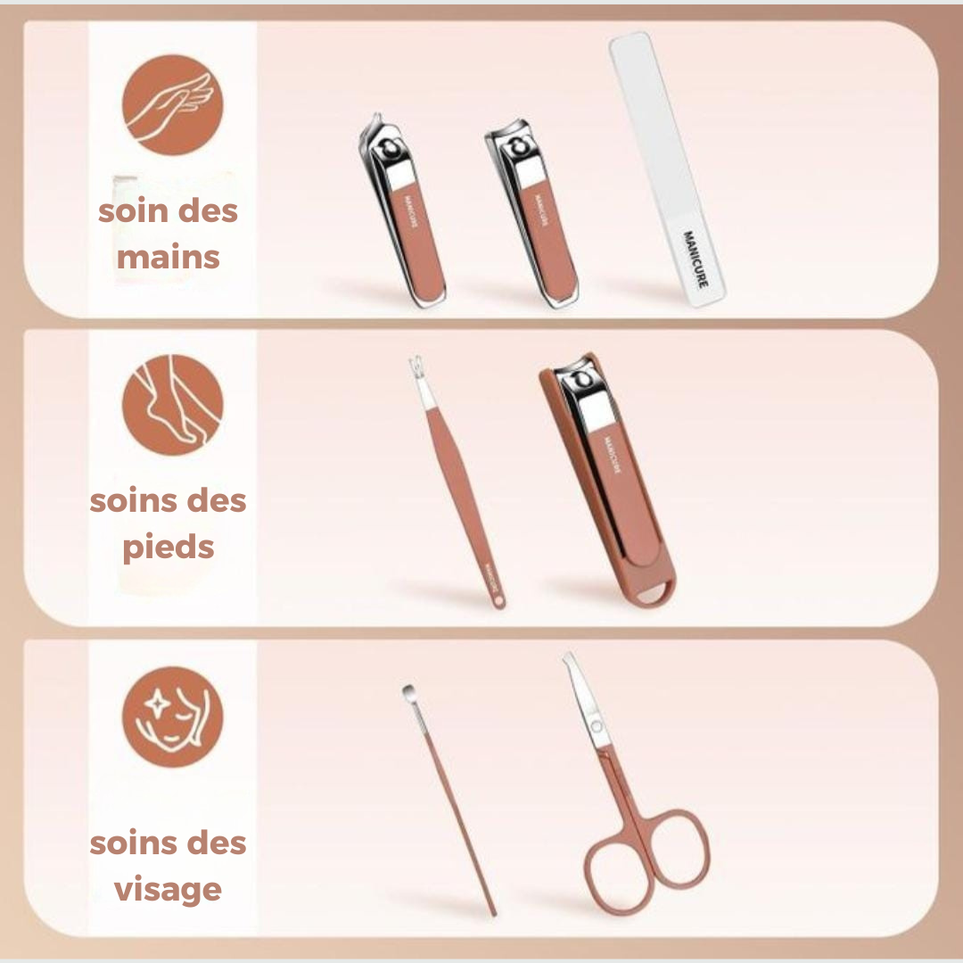 Kit Manucure Professionnel Portable -  مجموعة العناية بالأظافر