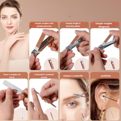 Kit Manucure Professionnel Portable -  مجموعة العناية بالأظافر