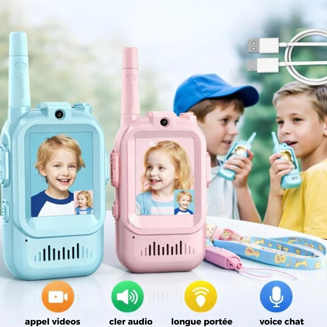 Talkie-walkie jeux pour enfants - جهاز تواصل ذكي للأطفال بالصوت والصورة