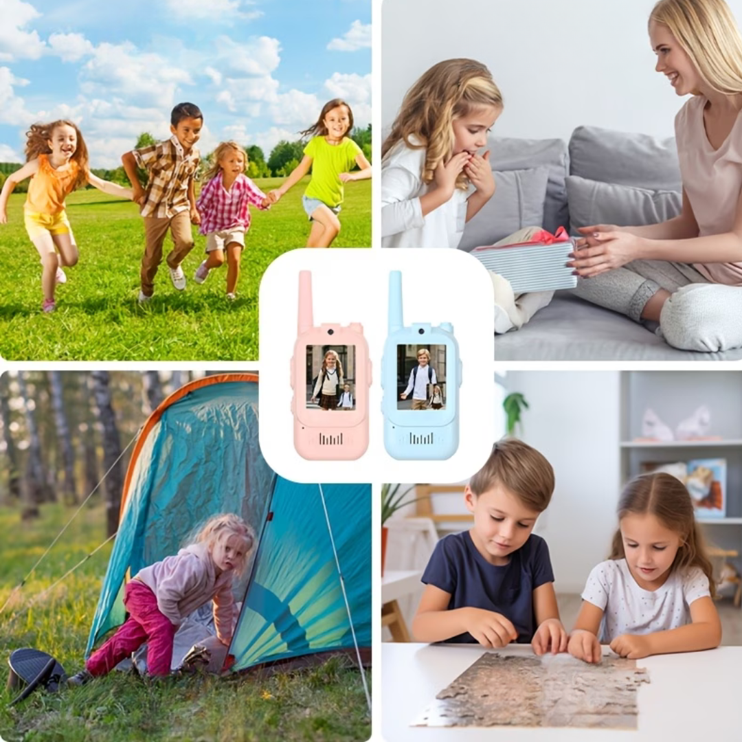 Talkie-walkie jeux pour enfants - جهاز تواصل ذكي للأطفال بالصوت والصورة