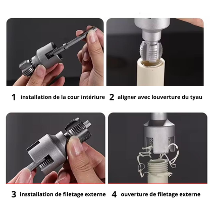 Outil Filetage de Tuyaux - أداة لعمل لولب الأنابيب