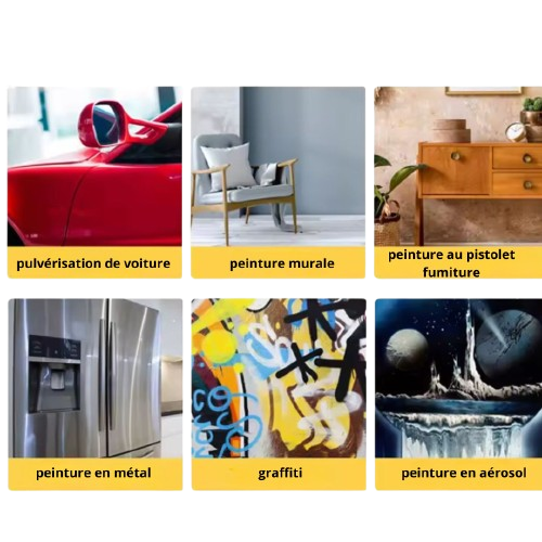 Pistolet pour Spray Peinture   -  مقبض مريح لرش الطلاء