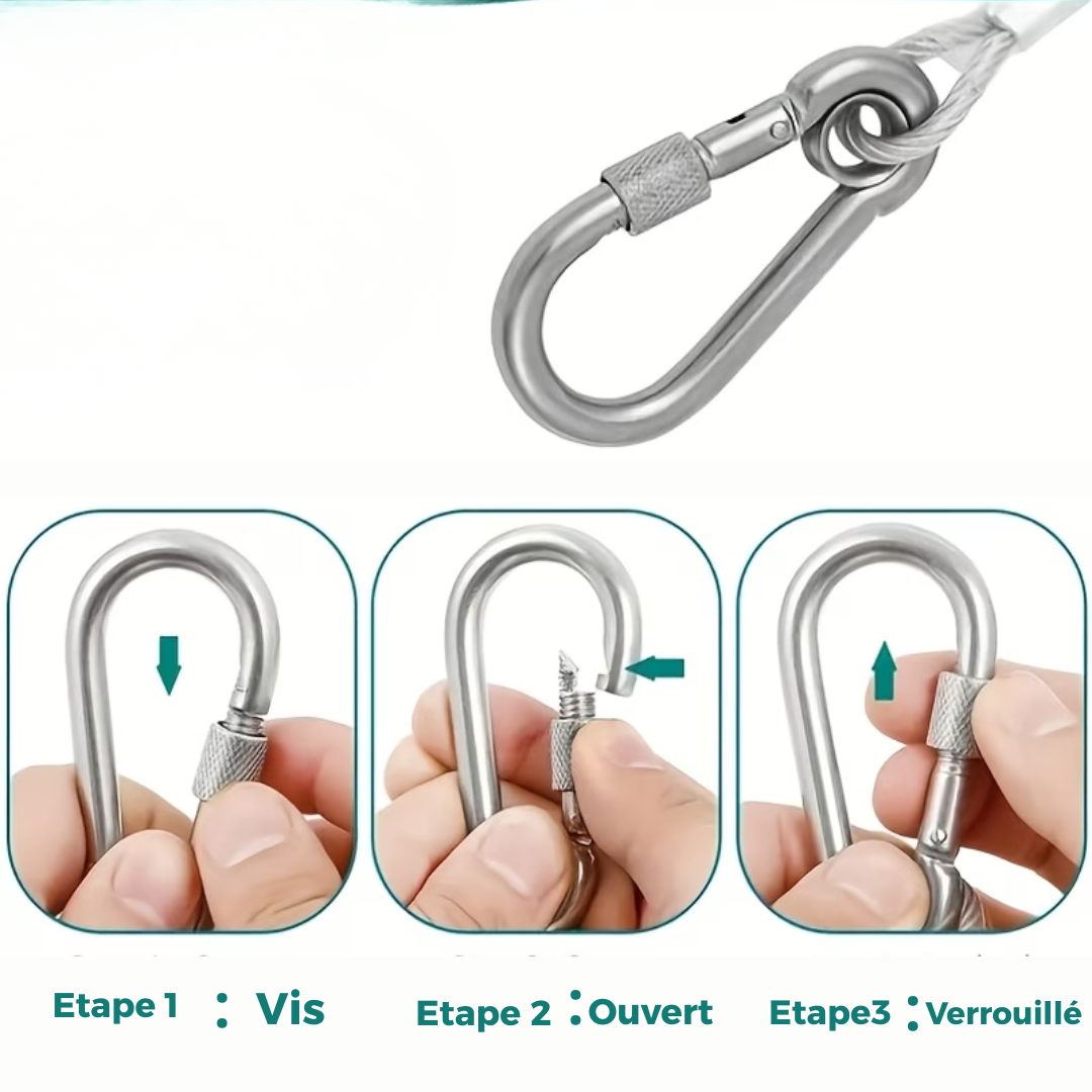 Câble Métallique 5M Haute Résistance - كابل معدني 5 متر عالي التحمل