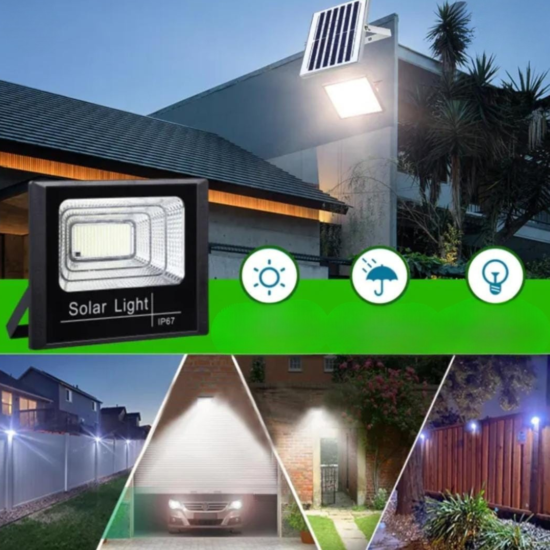Projecteur Solaire LED avec Télécommande 100W إضاءة شمسية LED