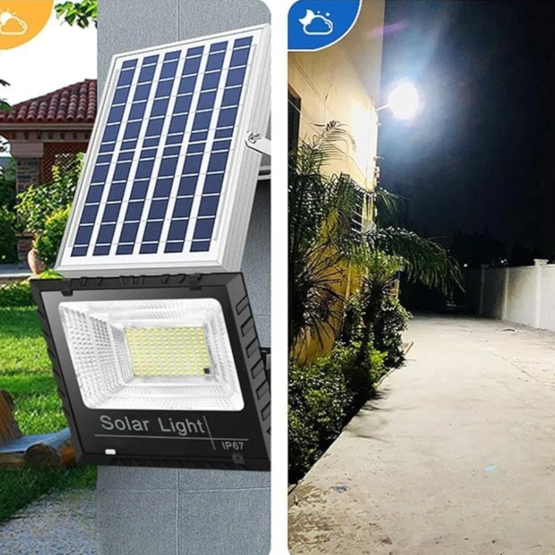 Projecteur Solaire LED avec Télécommande 100W إضاءة شمسية LED