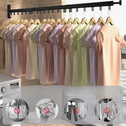 Support de vêtements pliable et rotatif - علاقة الملابس القابلة للطي والتدوير
