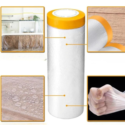 Film plastique de protection multifonction pour meubles et sols - غطاء بلاستيكي متعدد الاستخدامات لحماية الأثاث والأرضيات