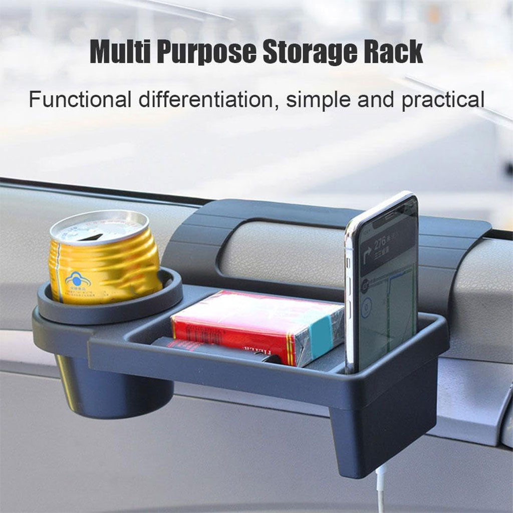 Organisateur de Voiture Multi-Fonctions avec Porte-Gobelet