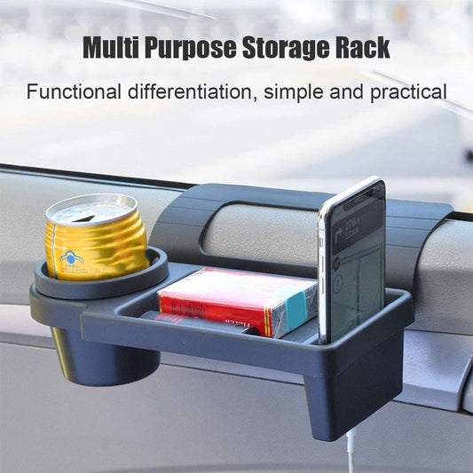 Organisateur de Voiture Multi-Fonctions avec Porte-Gobelet