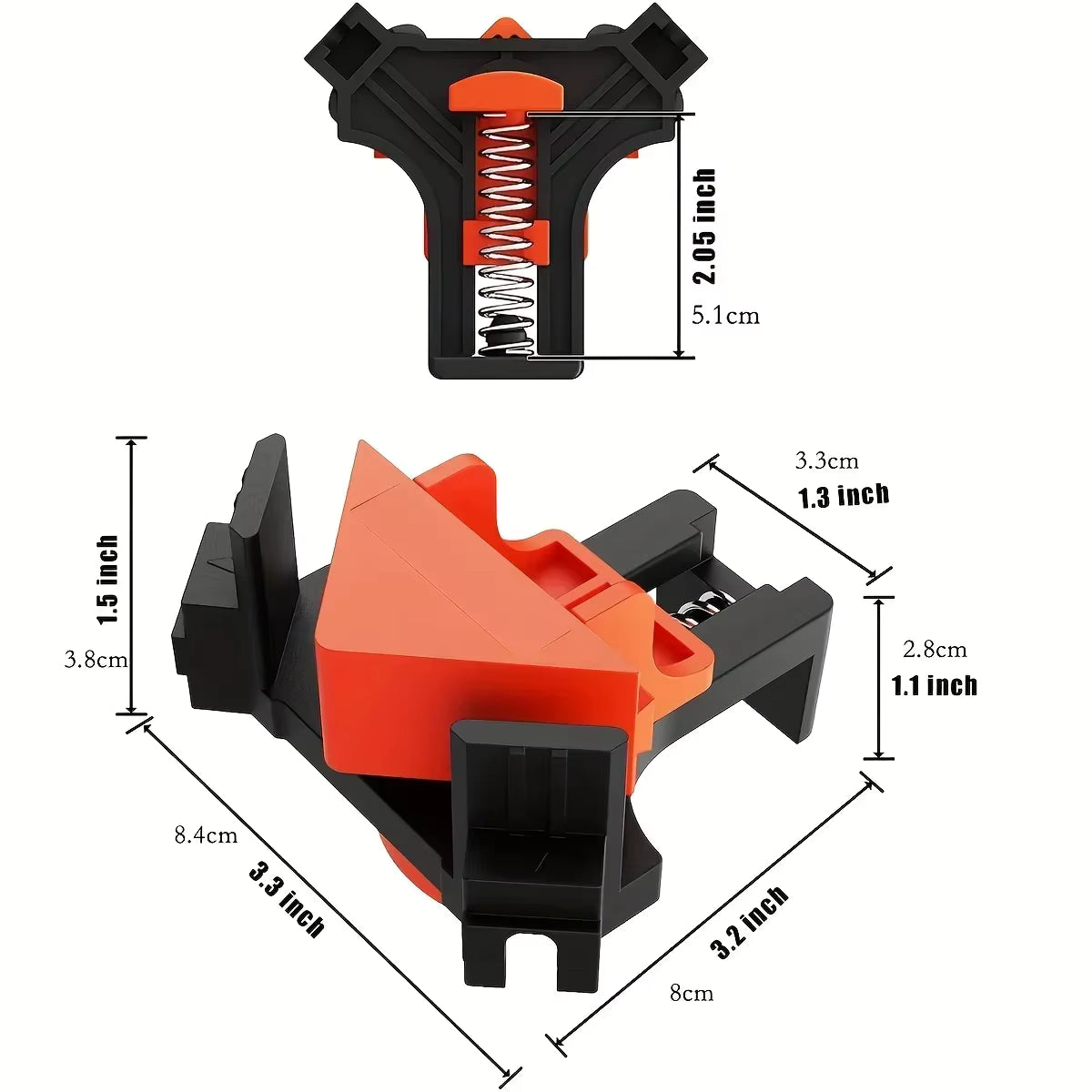 Outil de fixation d’angle professionnel