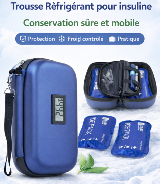 Boîte de conservation insuline & médicaments - حقيبة تبريد لحفظ الأنسولين والأدوية
