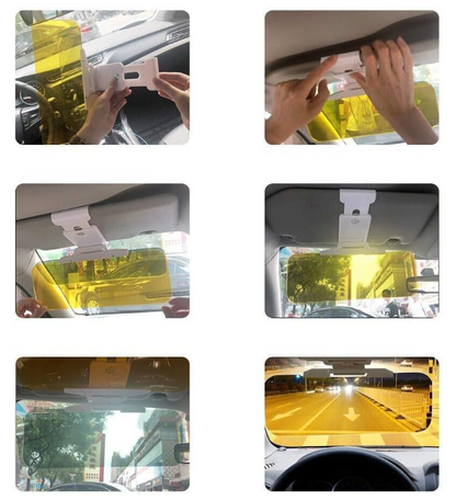 فلتر مضاد لوهج الضوء Pare-soleil de voiture double filtre