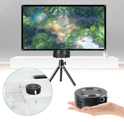 Mini vidéoprojecteur portable  البروجكتور المحمول الذكي