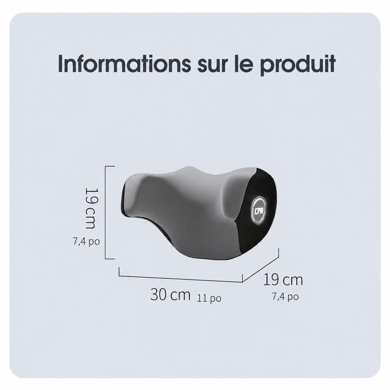Coussin de soutien cervical et épaules - وسادة دعم الرقبة والكتفين