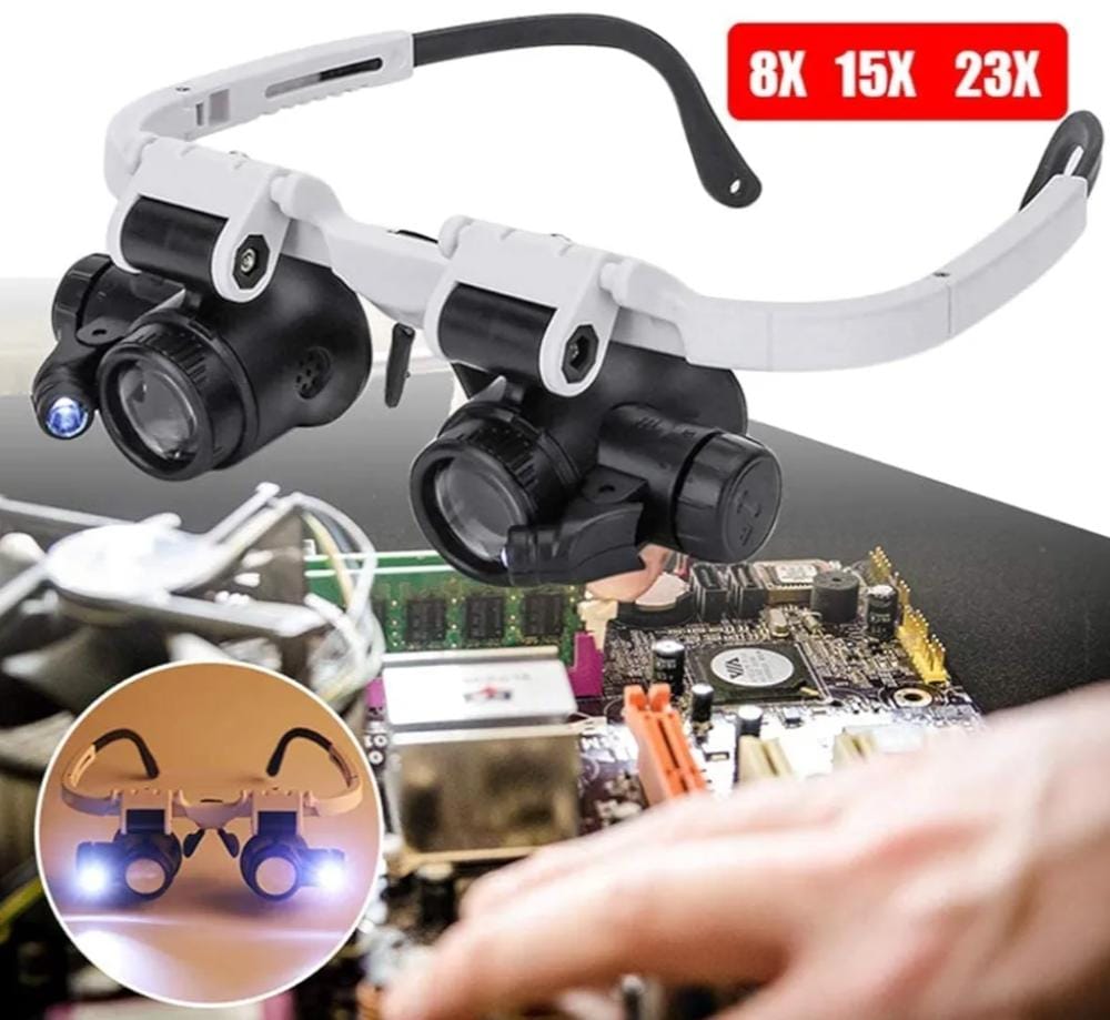 Loupes professionnelles avec lentilles LED- نظارات مكبّرة احترافية بعدسات LED