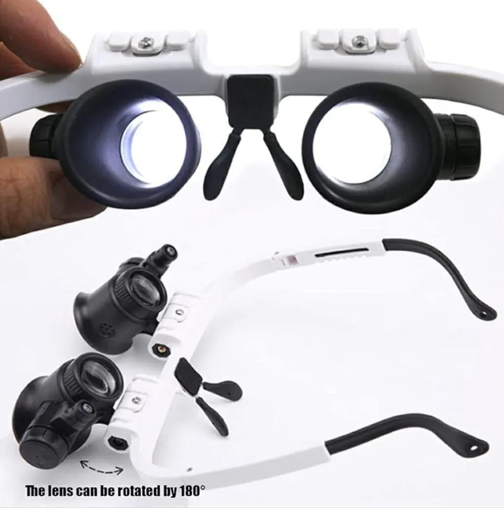 Loupes professionnelles avec lentilles LED- نظارات مكبّرة احترافية بعدسات LED