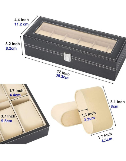 Boîte de rangement élégante pour montres - علبة فاخرة لحفظ وتنظيم الساعات