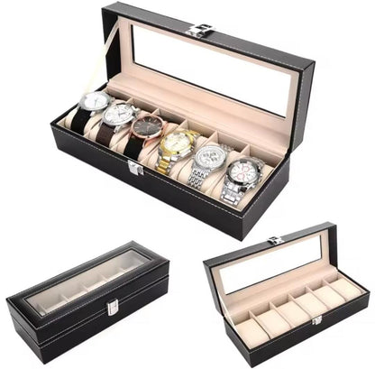 Boîte de rangement élégante pour montres - علبة فاخرة لحفظ وتنظيم الساعات