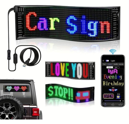 Écran LED Flexible pour Voiture - شاشة LED مرنة للسيارة