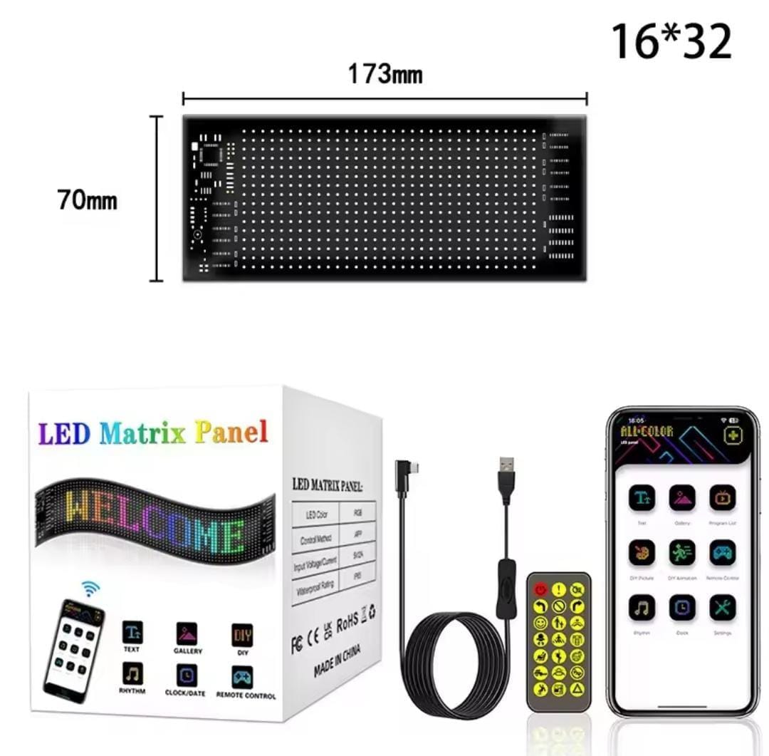 Écran LED Flexible pour Voiture - شاشة LED مرنة للسيارة