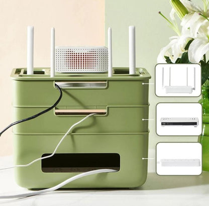 Boîte de rangement intelligente pour câbles et appareils électroniques - علبة تنظيم ذكية للأسلاك والأجهزة الإلكترونية