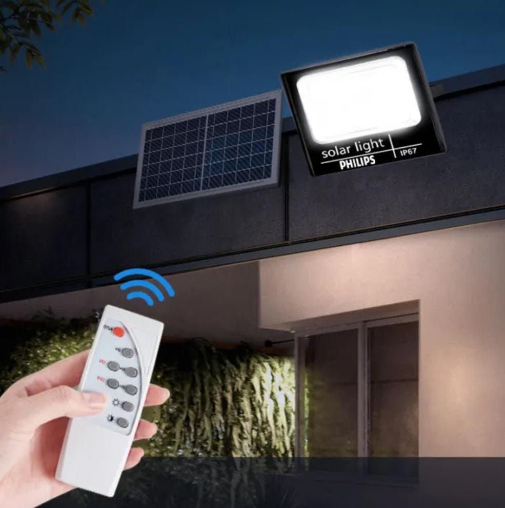 Projecteur Solaire LED avec Télécommande 100W إضاءة شمسية LED