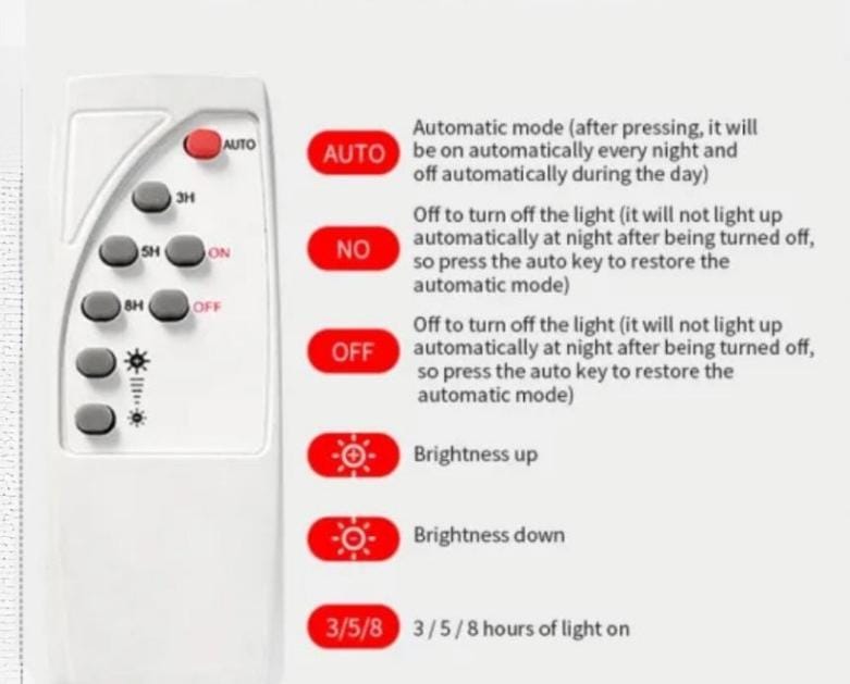 Projecteur Solaire LED avec Télécommande 100W إضاءة شمسية LED