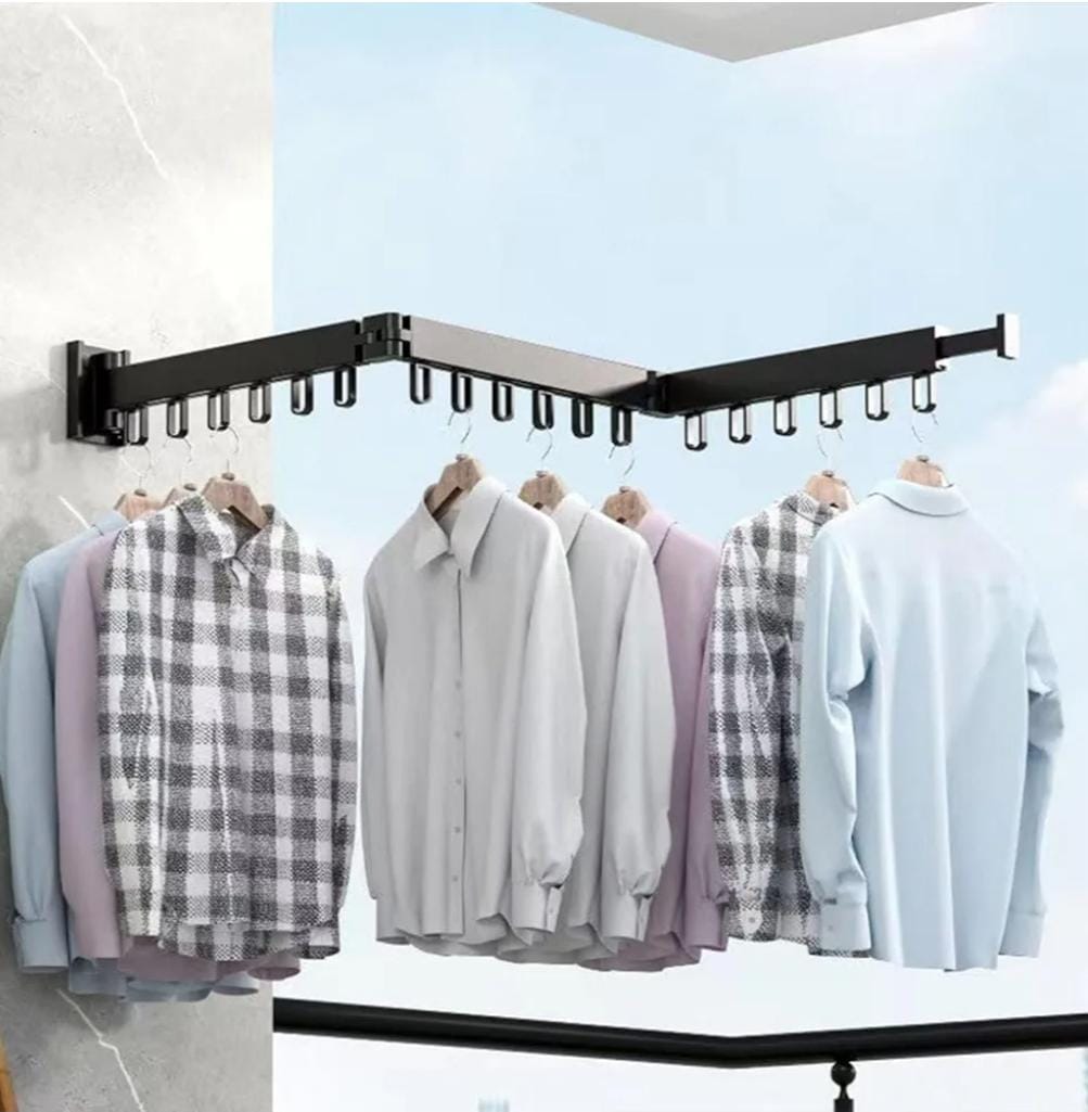 Support de vêtements pliable et rotatif - علاقة الملابس القابلة للطي والتدوير