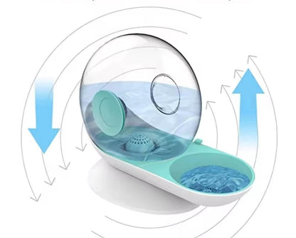 Fontaine à eau intelligente pour chat - نافورة ماء ذكية للقطط بشكل كرة شفافة
