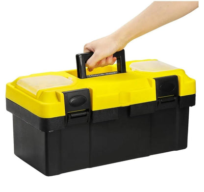 Boîte à outils professionnelle robuste pour organiser et transporter tout votre matériel - صندوق أدوات احترافي متين لتنظيم وحمل جميع مستلزماتك بسهولة