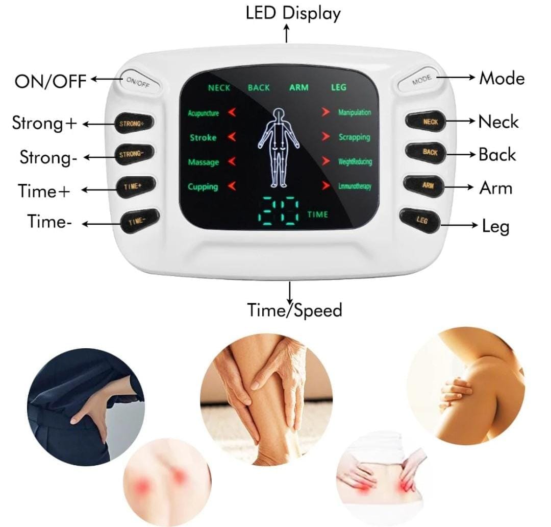 Appareil de massage électrique intelligent multifonction - جهاز المساج الكهربائي الذكي متعدد الوظائف لتخفيف الآلام