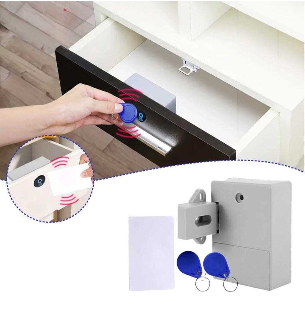Verrou Intelligente pour Tiroirs RFID - قفل إلكتروني