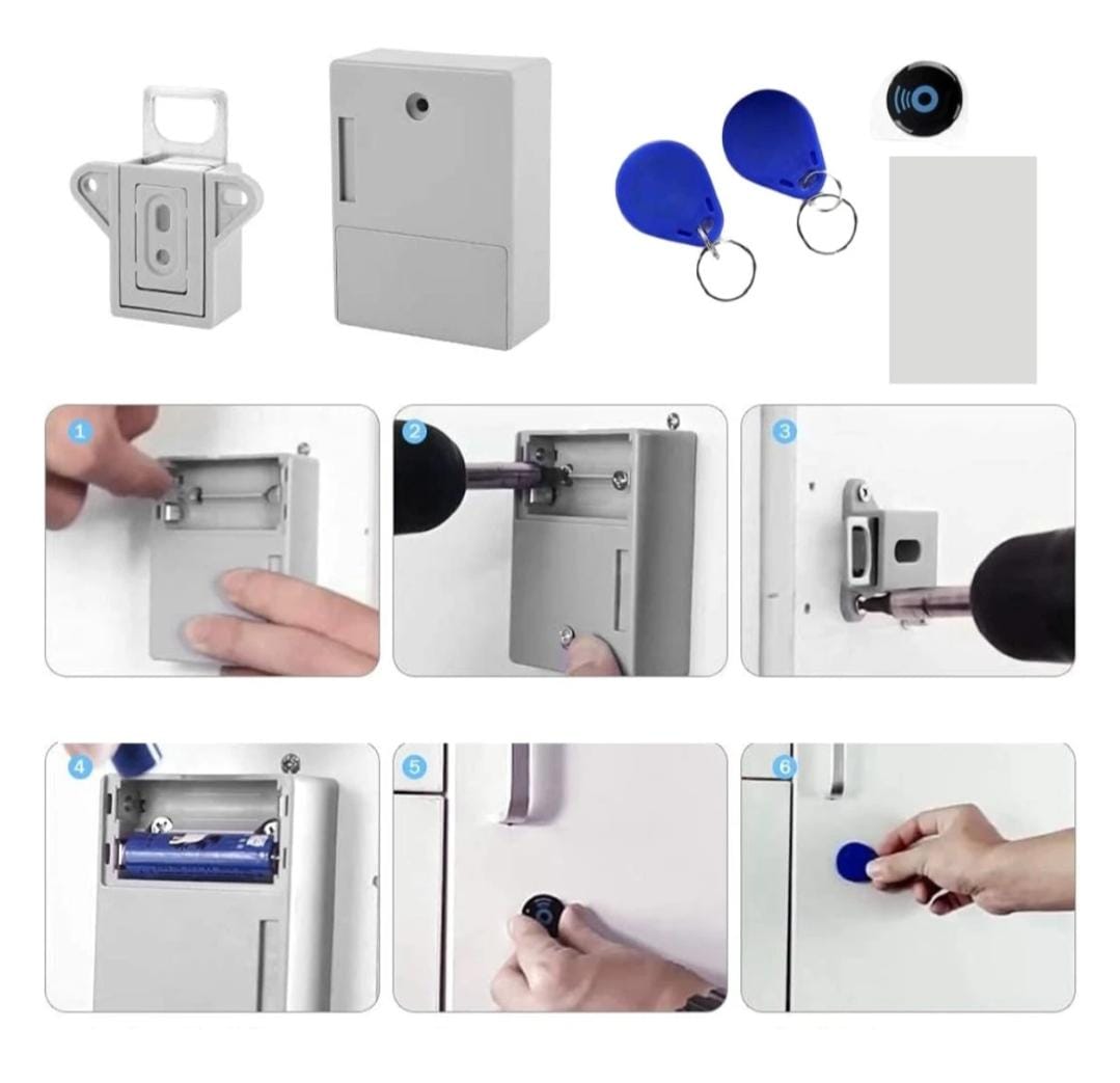Verrou Intelligente pour Tiroirs RFID - قفل إلكتروني