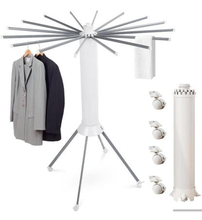 Étendoir à linge vertical rotatif à bras multiples - منشر ملابس عمودي دوّار متعدد الأذرع