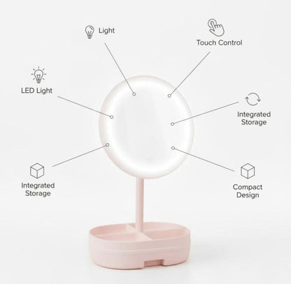 Miroir intelligent avec éclairage LED - مرآة ذكية بإضاءة