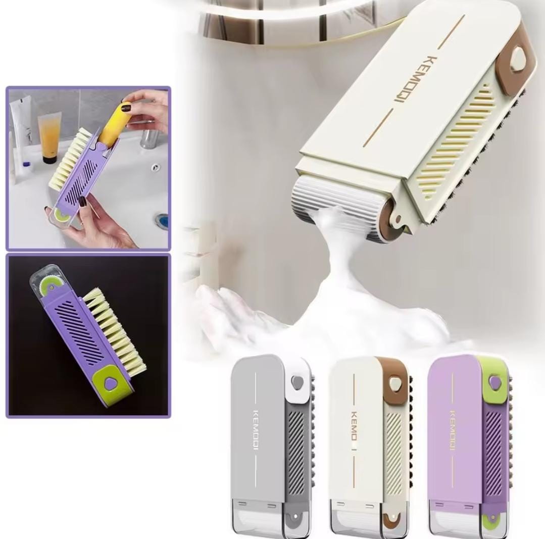 Brosse multifonction avec réservoir de savon