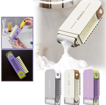 Brosse multifonction avec réservoir de savon