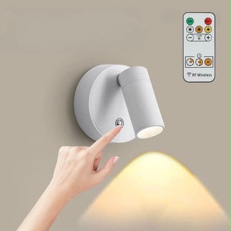 Lampe Murale LED Sans Fil Orientable - مصباح جداري لاسلكي قابل للدوران