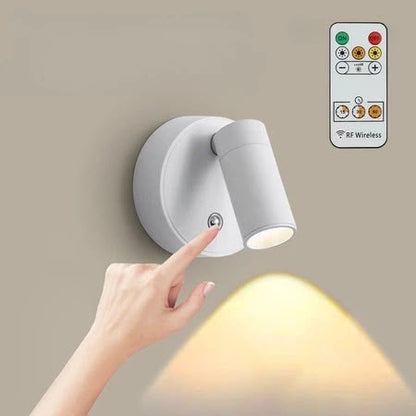 Lampe Murale LED Sans Fil Orientable - مصباح جداري لاسلكي قابل للدوران