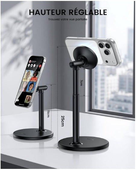 Support de téléphone réglable et rotatif à 360 حامل الهاتف