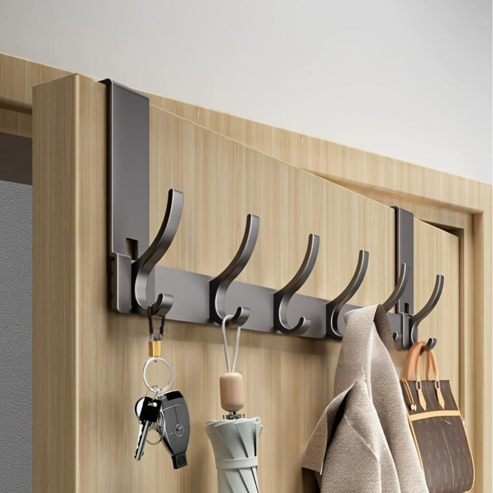 Porte-manteau de porte multifonctions - علاقة باب معدنية متعددة الخطافات