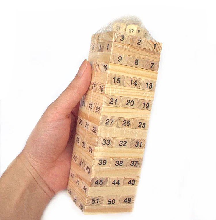 Jeu Jenga Numérique en Bois - لعبة جينغا الخشبية الرقمية
