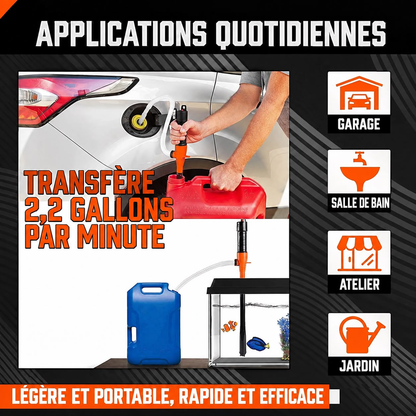 Pompe de transfert de liquide à batterie - مضخة نقل السوائل المحمولة بالبطارية