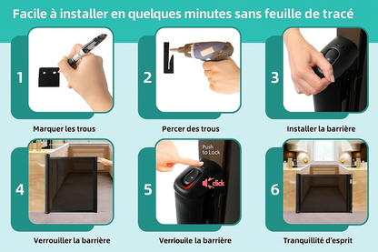 Barrière de sécurité bébé - حاجز أمان للأطفال