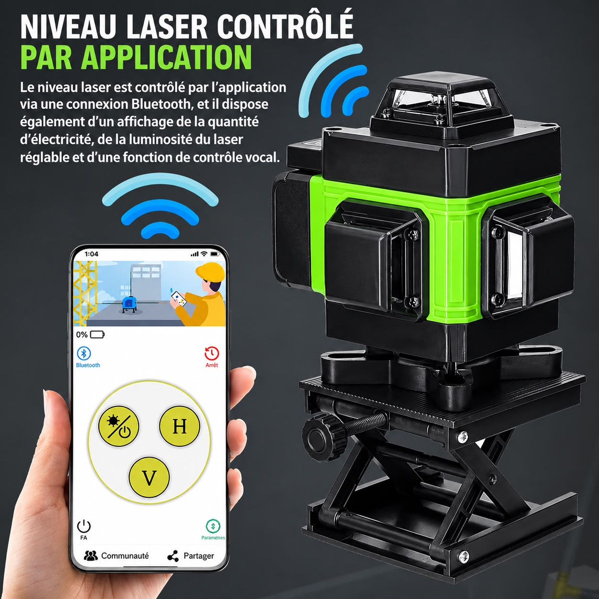 Niveau laser 360° - ميزان ليزر 360°