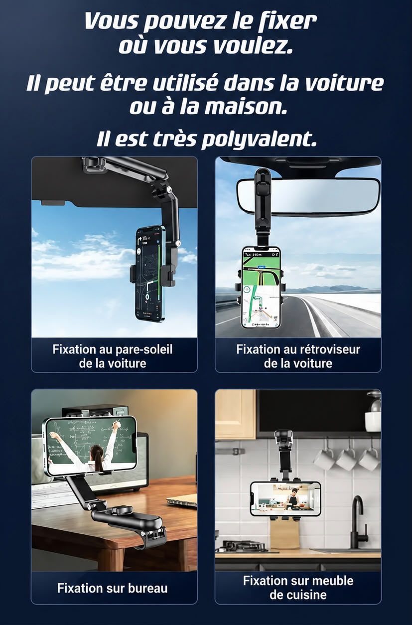 Support téléphone voiture - حامل الهاتف للسيارة